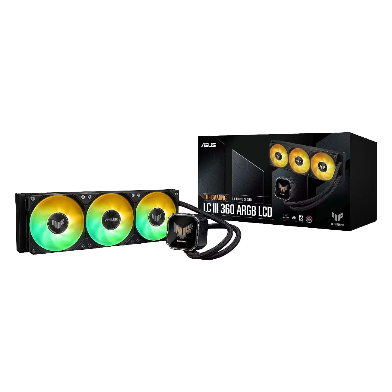 Su soyutma sistemi ASUS TUF Gaming LC III 360 ARGB LCD (90RC01A1-B0EAY0)