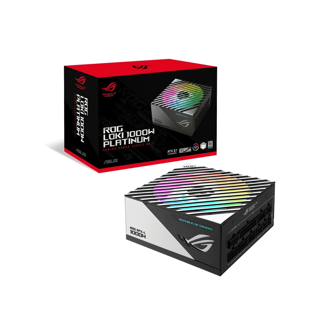 Qida bloku ASUS ROG LOKI SFX-L 1000W Platinum (90YE00N1-B0NA00)