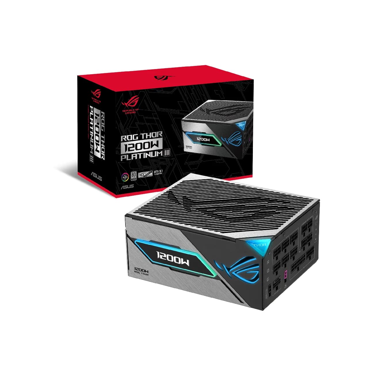 Qida bloku ASUS ROG Thor 1200W Platinum III (90YE00V2-B0NA00)