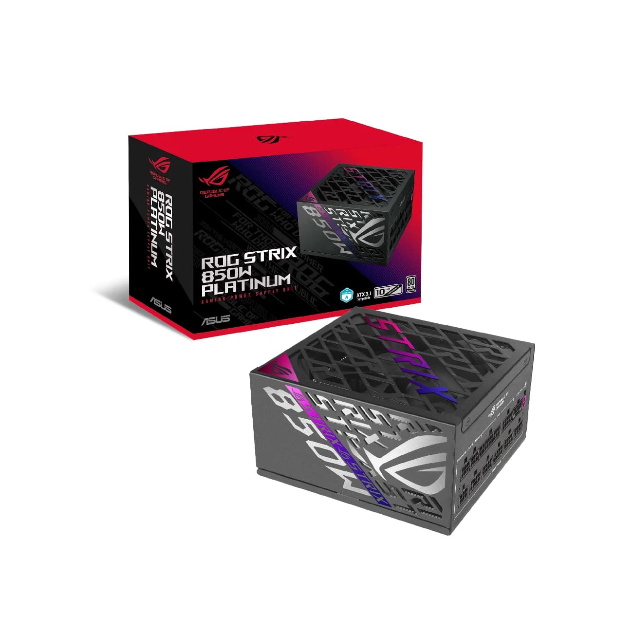 Qida bloku ASUS ROG Strix 850W Platinum (90YE00W2-B0NA00)