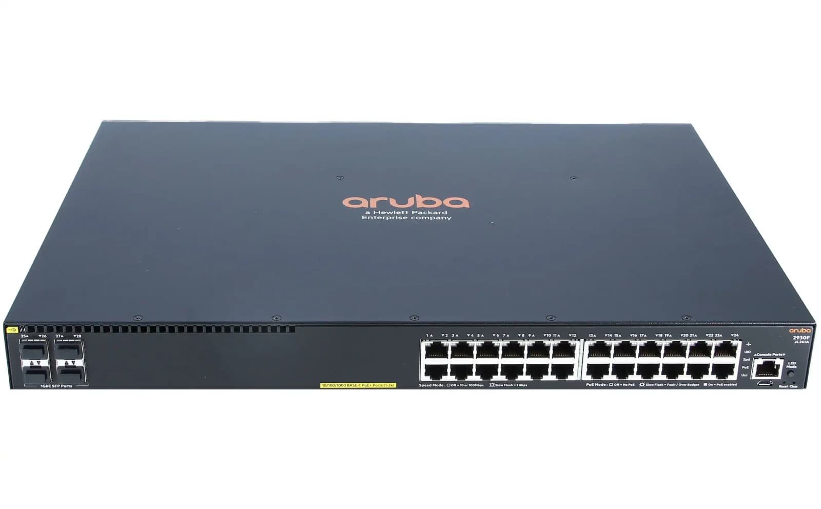 Switch HPE Aruba 2930F 24G PoE+ 4SFP (JL261A)
