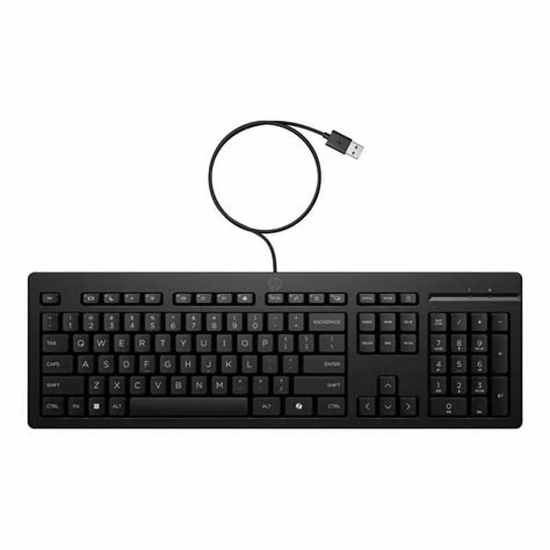 HP 125, Keyboard, USB, French, AZERTY (266C9AAABF)