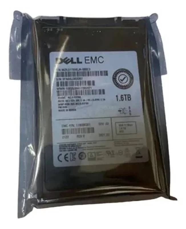 DELL 5053169, Dell EMC 1.6 TB SAS 12G SSD for Unity 380/480/680/880, 80 Slot Storage (5053169)