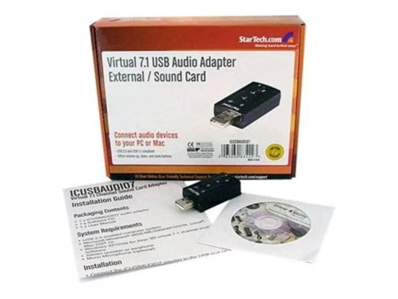 Xarici səs kartı Virtual 7.1 USB 2.0 (ICUSBAUDIO7)