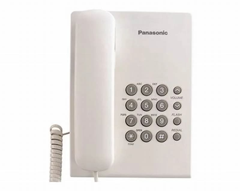 Stolüstü telefon Panasonic KX-TS500FXW, ağ