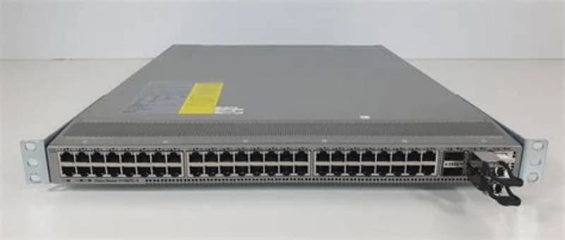 Cisco Switch, L3, Managed, 48 x 10 Gigabit Ethernet + 6 x QSFP+, front to back airflow, rack-mountable (N3K-C31108TC-V)