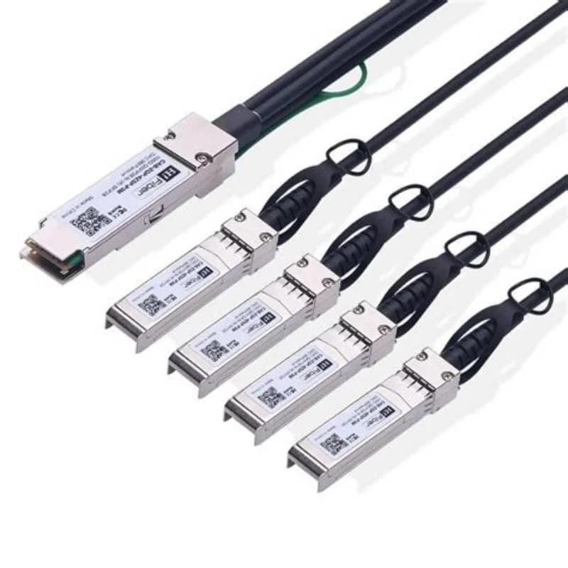 Cisco 100GBase Passive Copper Splitter Cable, Network splitter, QSFP to SFP25G, 3 m, passive (QSFP-4SFP25G-CU3M)