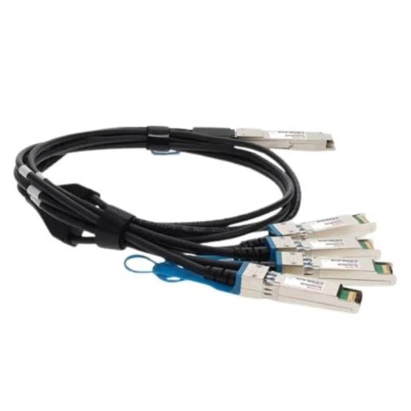 Cisco 5 m, QSFP, 4xSFP25G, Black, 100 Gbit/s, 100GBase QSFP to 4xSFP25G Passive Copper Splitter Cable 5m (QSFP-4SFP25G-CU5M)