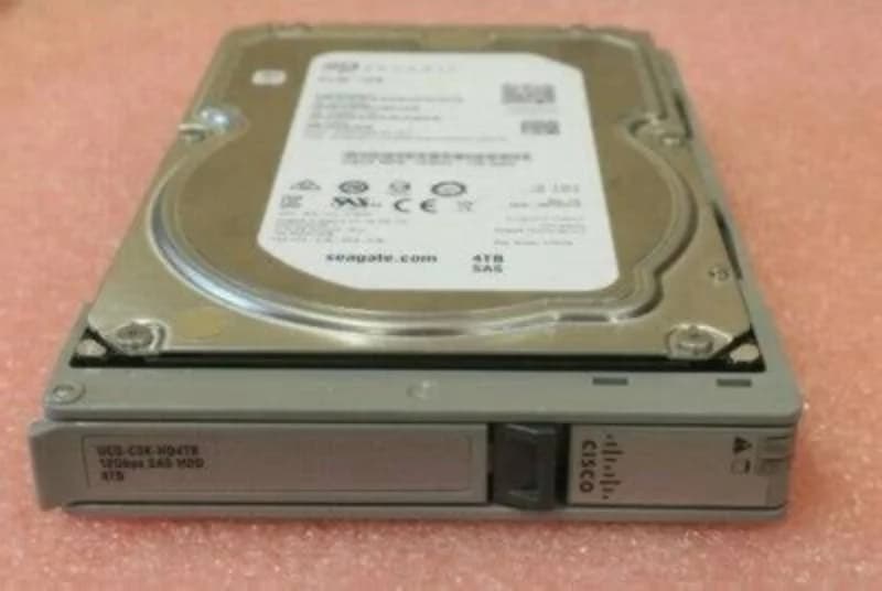 Cisco Hard drive, 4 TB, hot-swap, 3.5" LFF, SAS 12Gb/s, 7200 rpm (UCS-C3K-HD4TB)