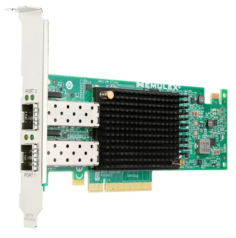 Lenovo Emulex VFA5.2, şəbəkə adapteri, PCIe 3.0 x8 low profile, 10Gb Ethernet x 2 (00AG570)