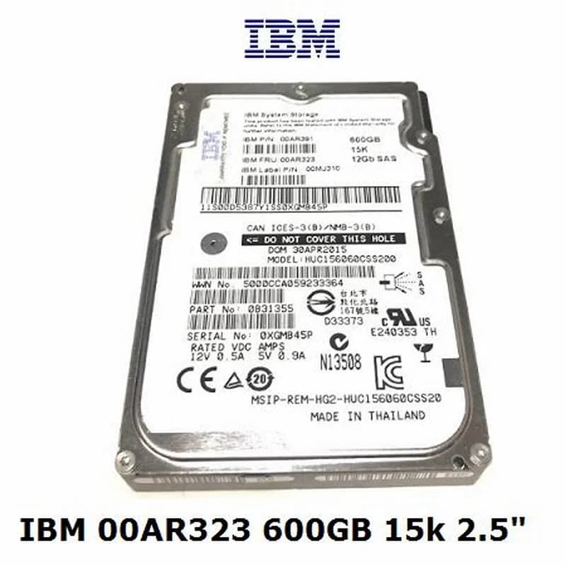 IBM sərt disk, 600 GB, 2.5" SFF (6.4 cm SFF) (00AR323)