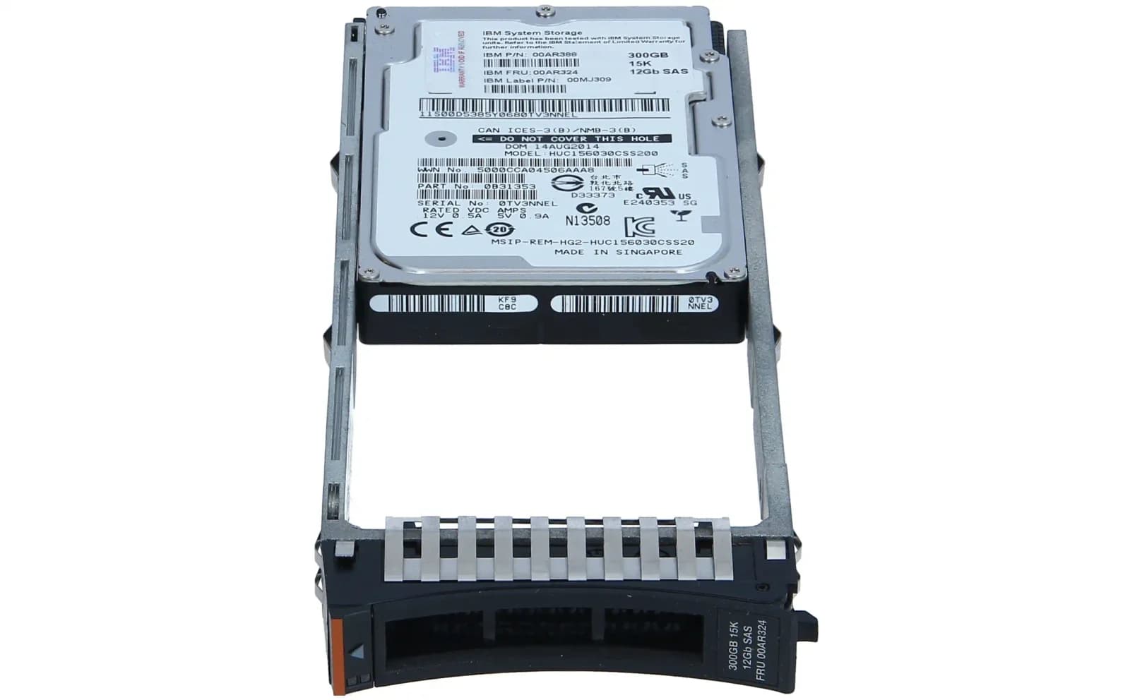 IBM 300GB 15K 2.5" HDD V7000 Gen2, Жёсткий диск, 2,5" (00AR324)