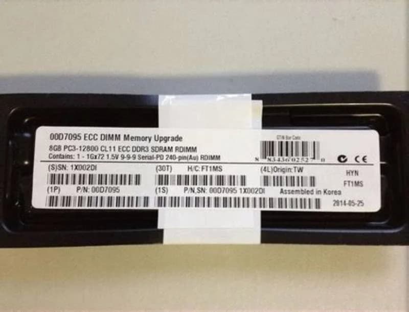 IBM Lenovo, DDR3, модуль, 8 GB, DIMM 240-PIN, 1600 MHz / PC3-12800 (00D7095)