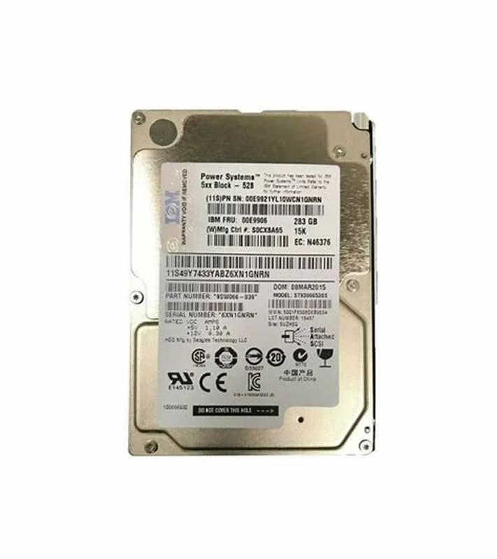 IBM 283GB 15K 2.5" SAS SFF (00E9906)