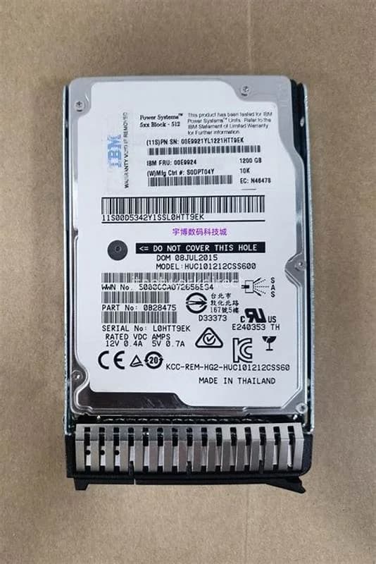 IBM 1.2TB 10K SFF-3 SAS HARD DRIVE (00E9921)
