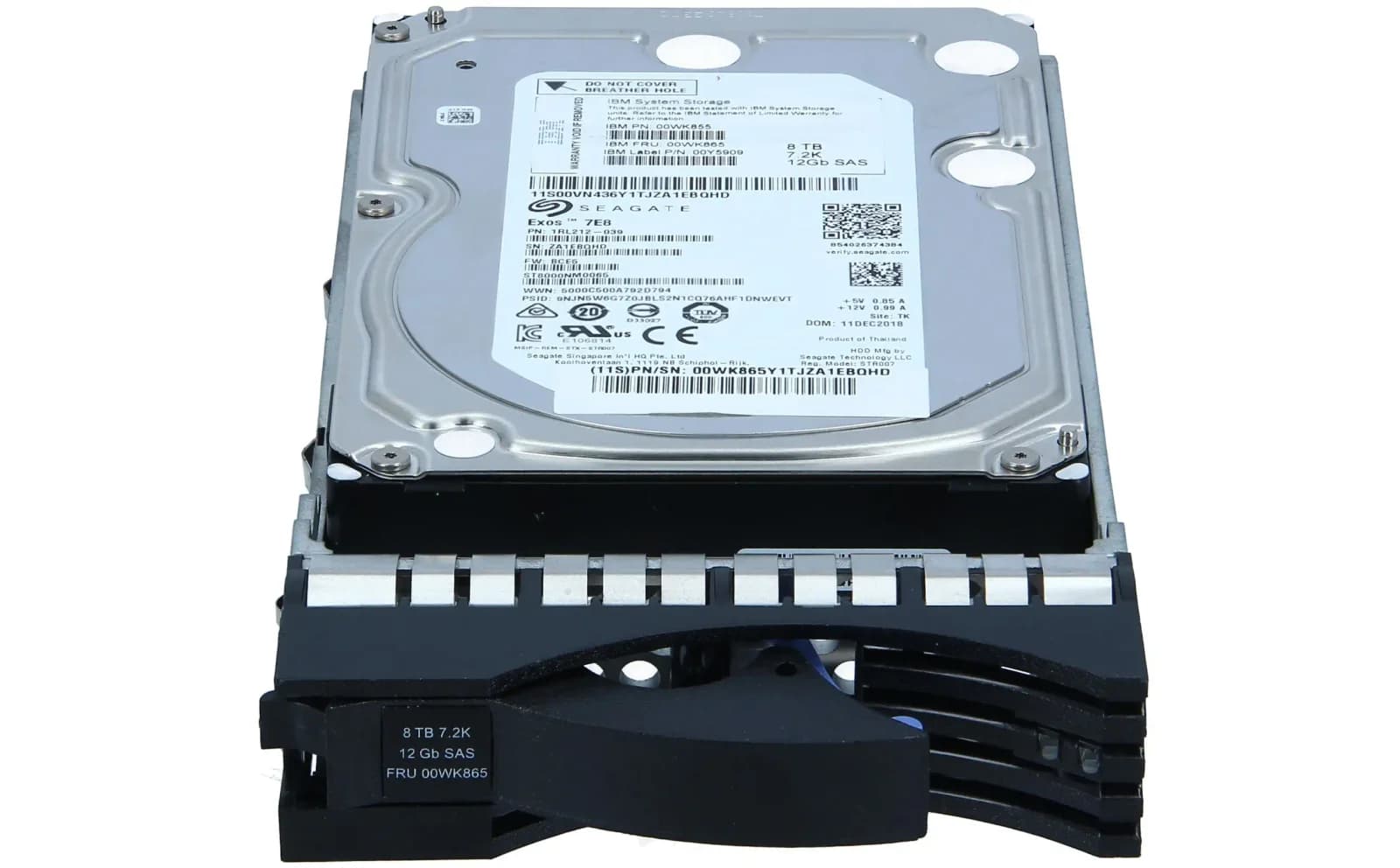 IBM 8 TB NL SAS 7.2K**New retail**, sərt disk, Serial Attached SCSI (SAS) (00WK865)