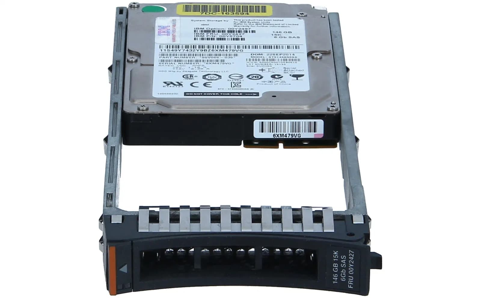 Lenovo Жёсткий диск, 146 GB, Hot-Swap, 2.5" SFF (6.4 cm SFF) (00Y2497)