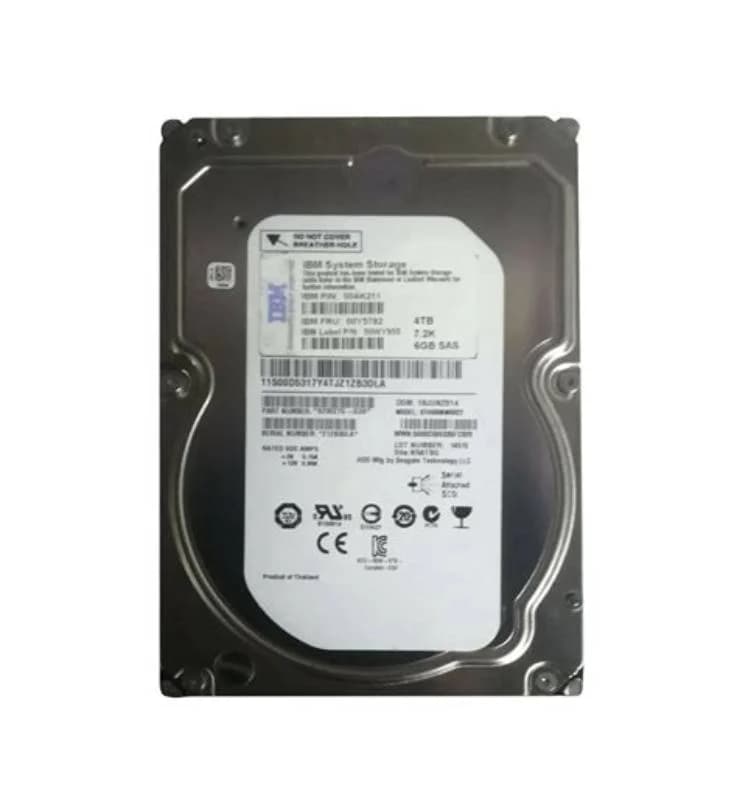 IBM 4TB 7,200 rpm 6 Gb SAS NL 3.5 Inch HDD (00Y5782)