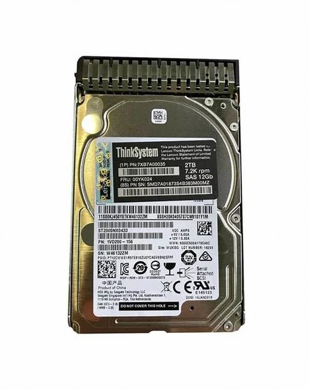 Lenovo 2.5" 2TB SAS 512n 00YK024, Жёсткий диск, Serial Attached SCSI (SAS) (00YK024)