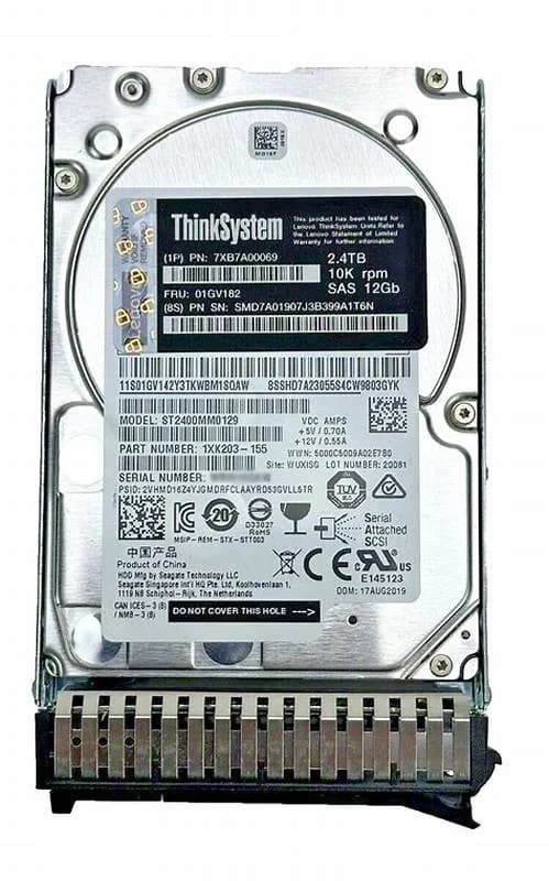 Lenovo ThinkSystem 2.5in 2.4TB 10K SAS 12Gb Hot Swap 512e HDD (01GV182)