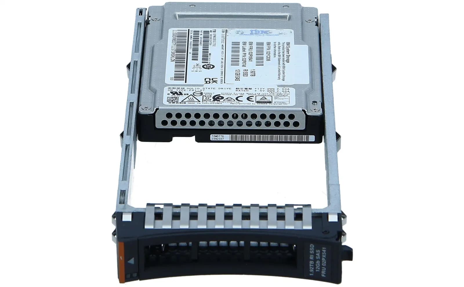 IBM 1.92TB 12 Gb SAS 2.5 Flash Drive for V5000E, Solid State Disk, Serial Attached SCSI (SAS) (02PX541)