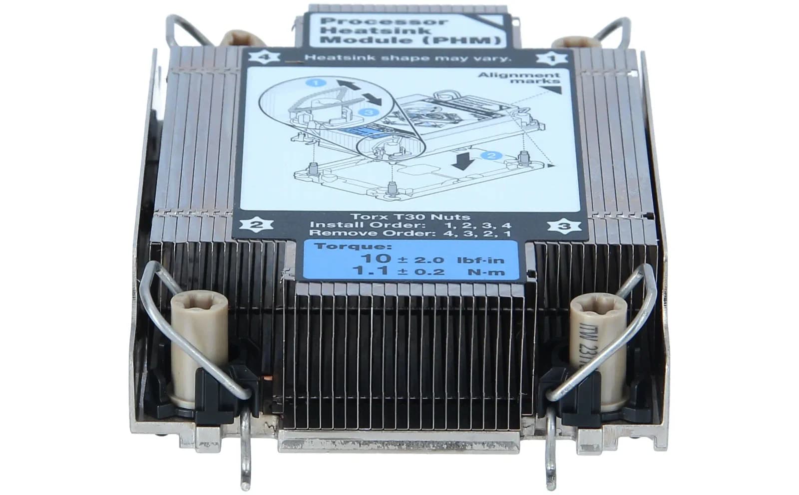 Lenovo Heatsink SR630v2 3 x Heatpipes Standard (02YE595)