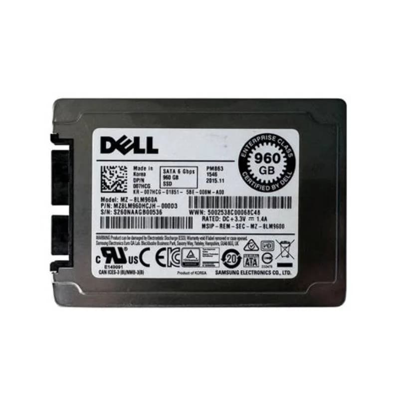 Dell 07HCG, 960 GB, 1.8", 6 Gbit/s (07HCG)
