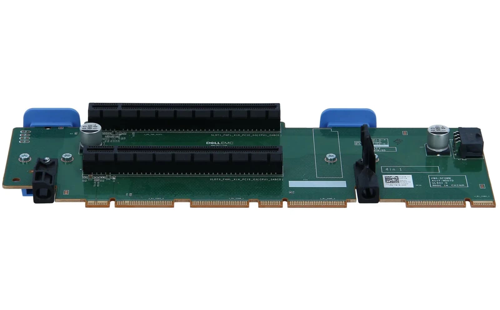 DELL R740 Riser card 2x Slot PCIe x16 Gen3 (0MDDTD)