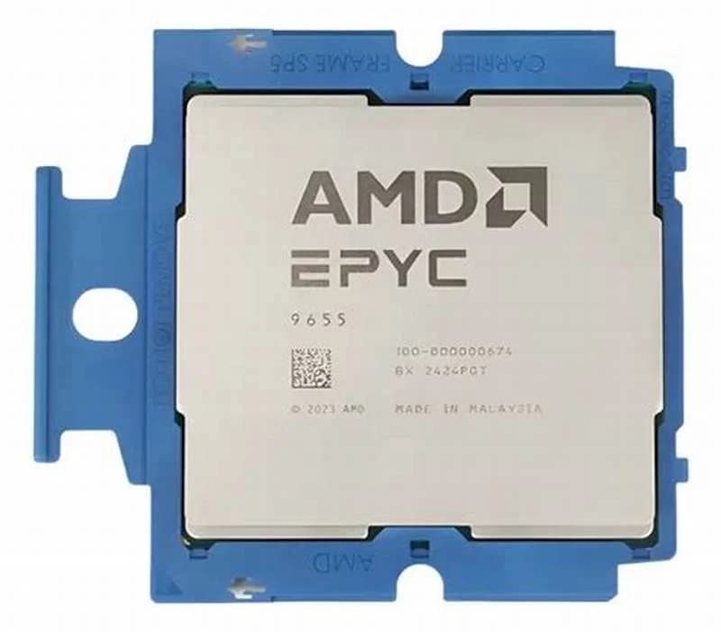 AMD EPYC 9655, 2.6 GHz, 96-core, 192 threads, 384 MB cache, Socket SP5 (100-000000674)