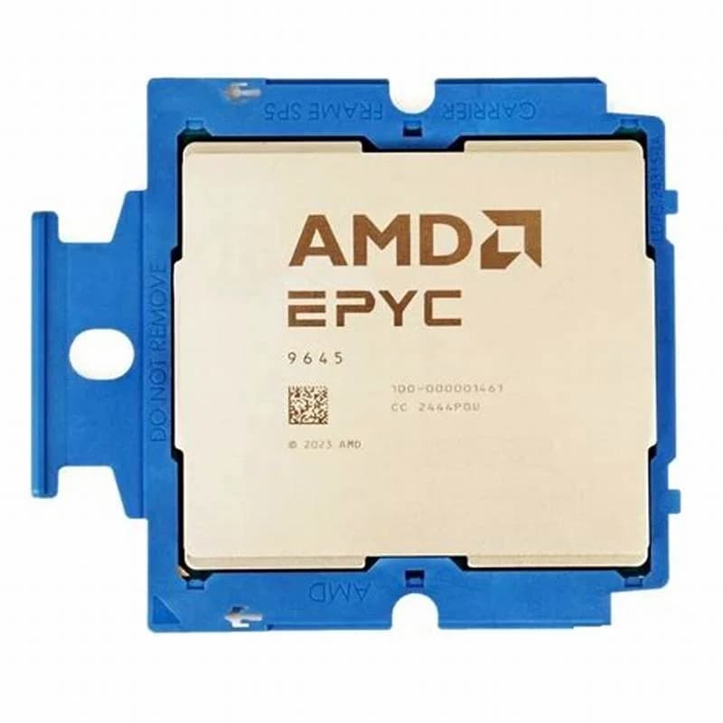 AMD EPYC 9645, 2.3 GHz, 96-core, 192 threads, 256 MB cache, Socket SP5 (100-000001461)