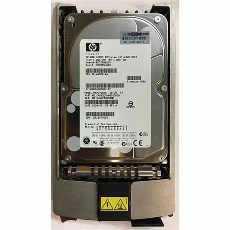 HPE HP HDD 72.8GB 10K WIDE ULTRA 320 SCSI HS, Жёсткий диск, SCSI (271837-004)