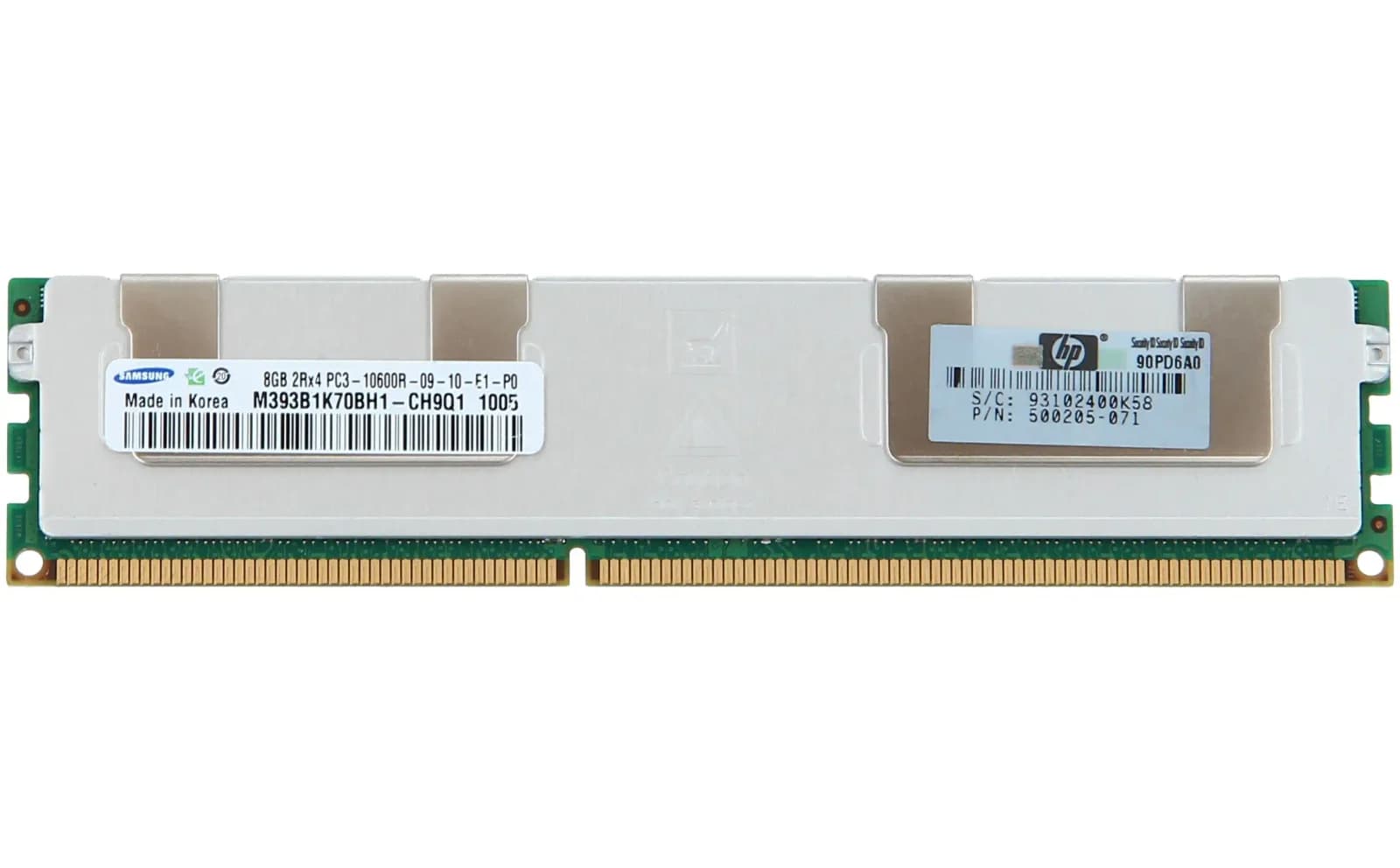 DELL 8GB (1X8GB) PC3-10600R MEMORY KIT (2HF92)