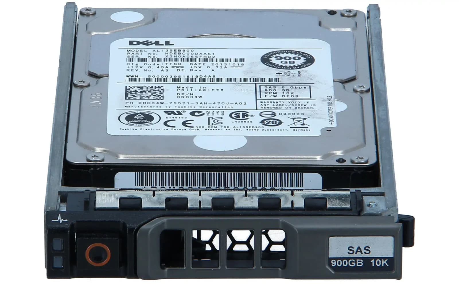 Dell Жёсткий диск, 900 GB, Hot-Swap, 2.5" (6.4 cm) (342-2976)