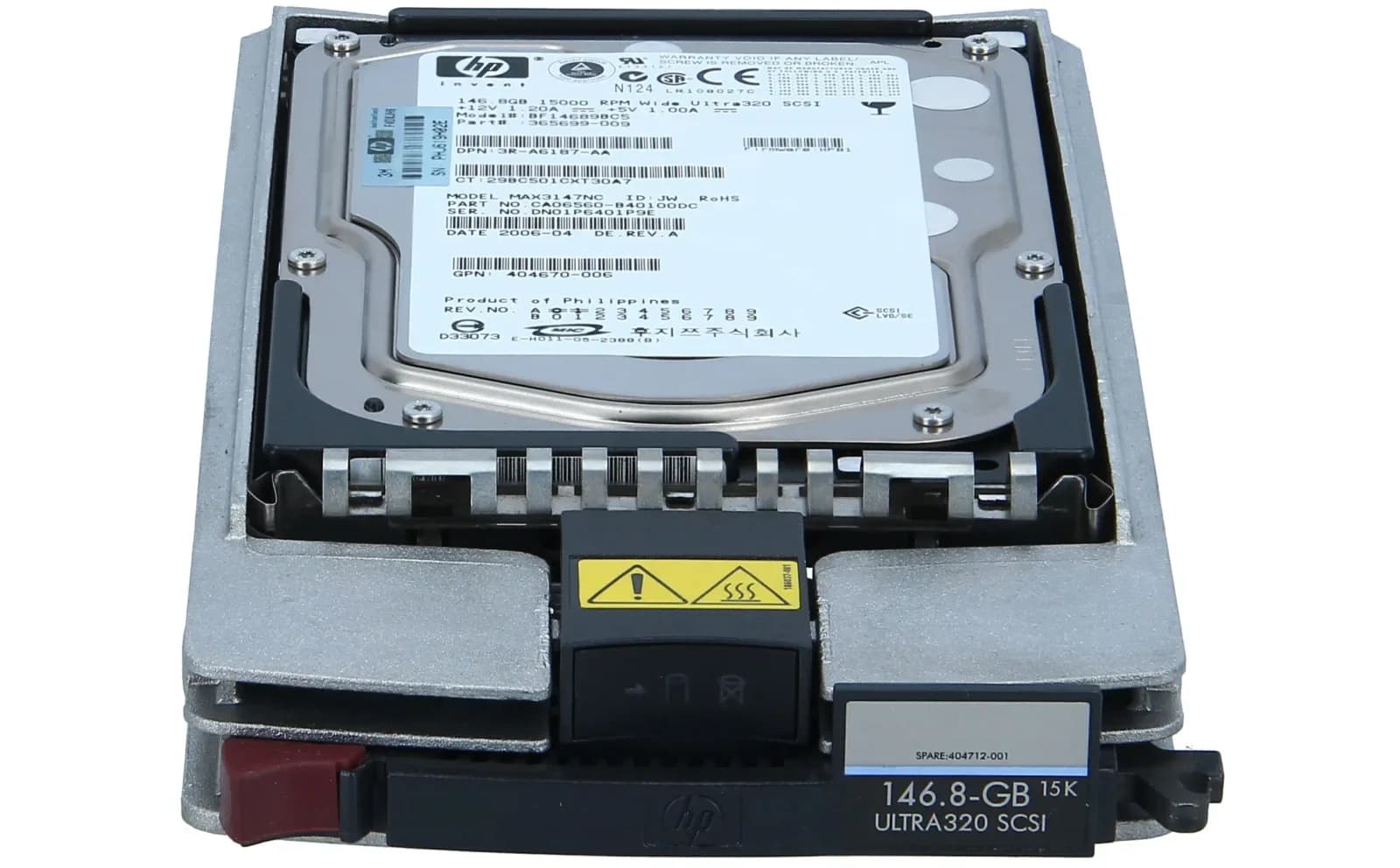HP 146.8GB 15K U320 SCSI HDD (347708-B22)