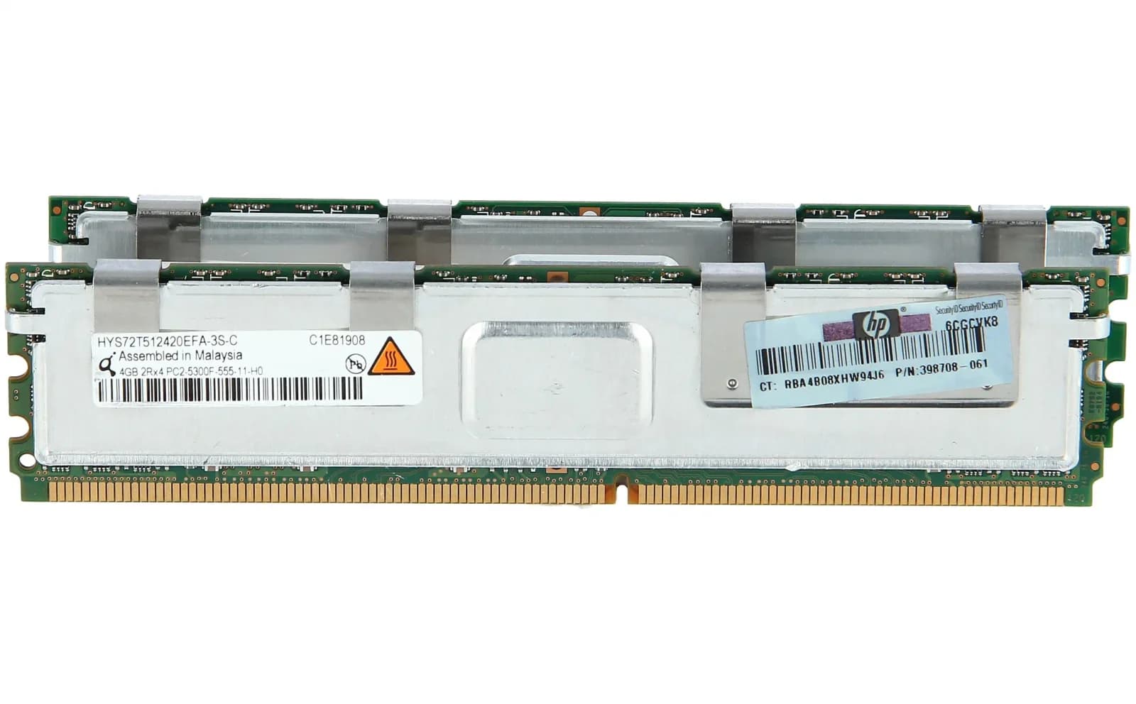 HPE HP 8 GB PC2-5300 FBD DDR2-667 SDRAM DIMM (397415-B21)