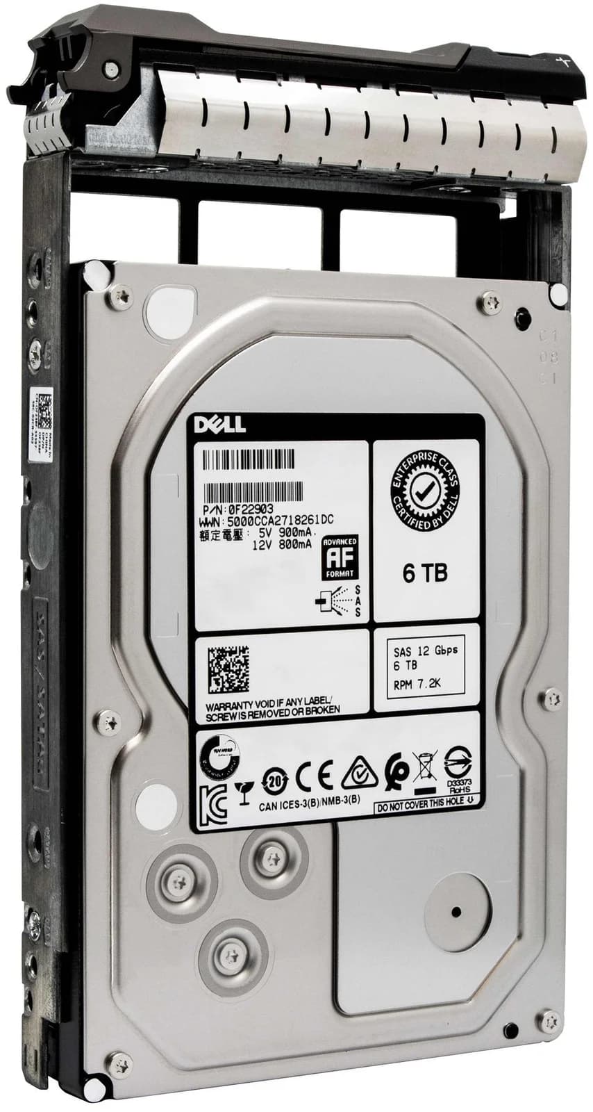 Dell Жёсткий диск, 6 TB, Hot-Swap, 3.5" (8.9 cm) (400-AJOE)