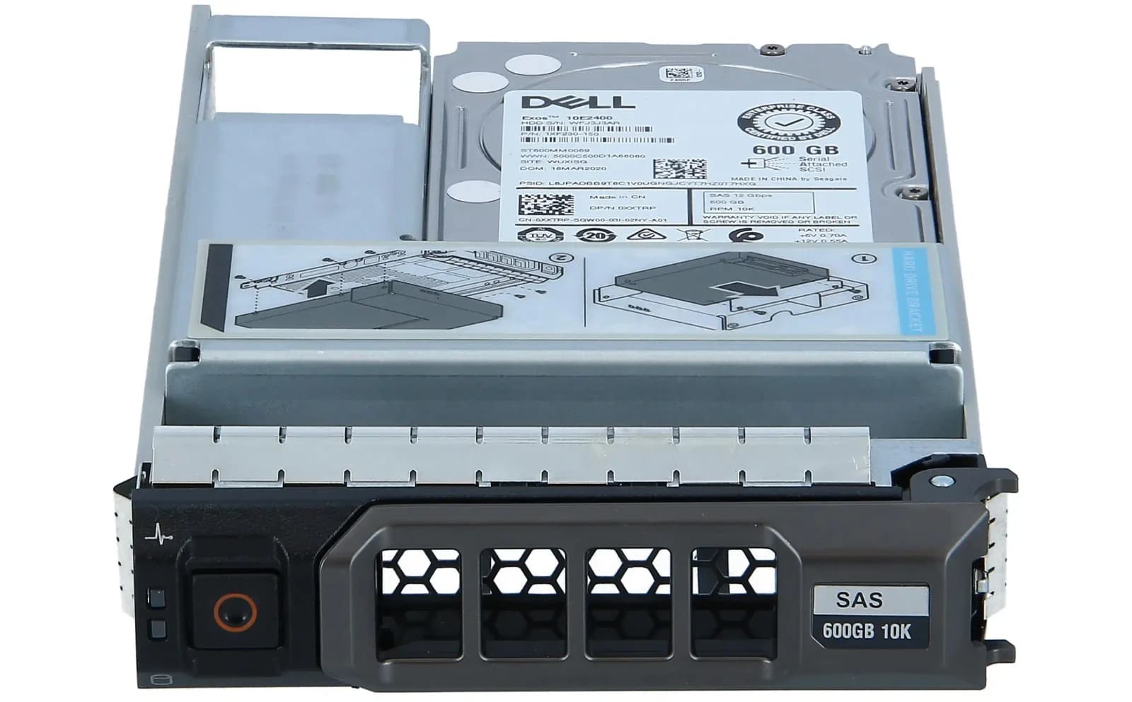 Dell Customer Kit, Жёсткий диск, 600 GB, Hot-Swap, 2.5" (6.4 cm) (400-AJPH)