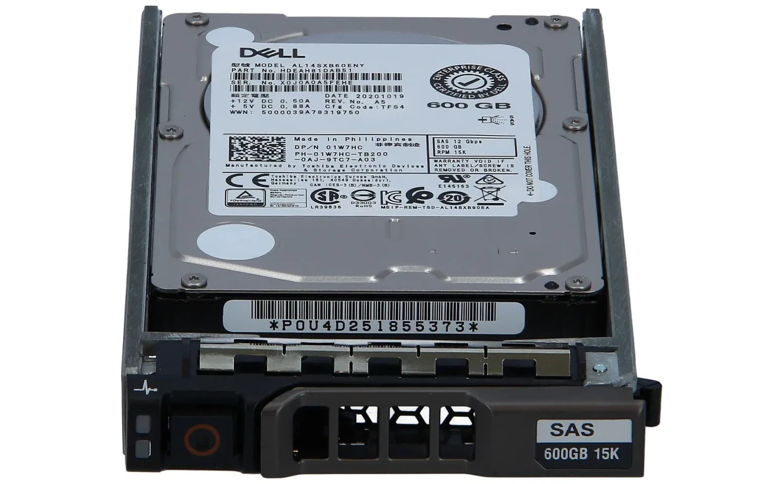Dell Жёсткий диск, 600 GB, Hot-Swap, 2.5" (6.4 cm) (400-AJRF)