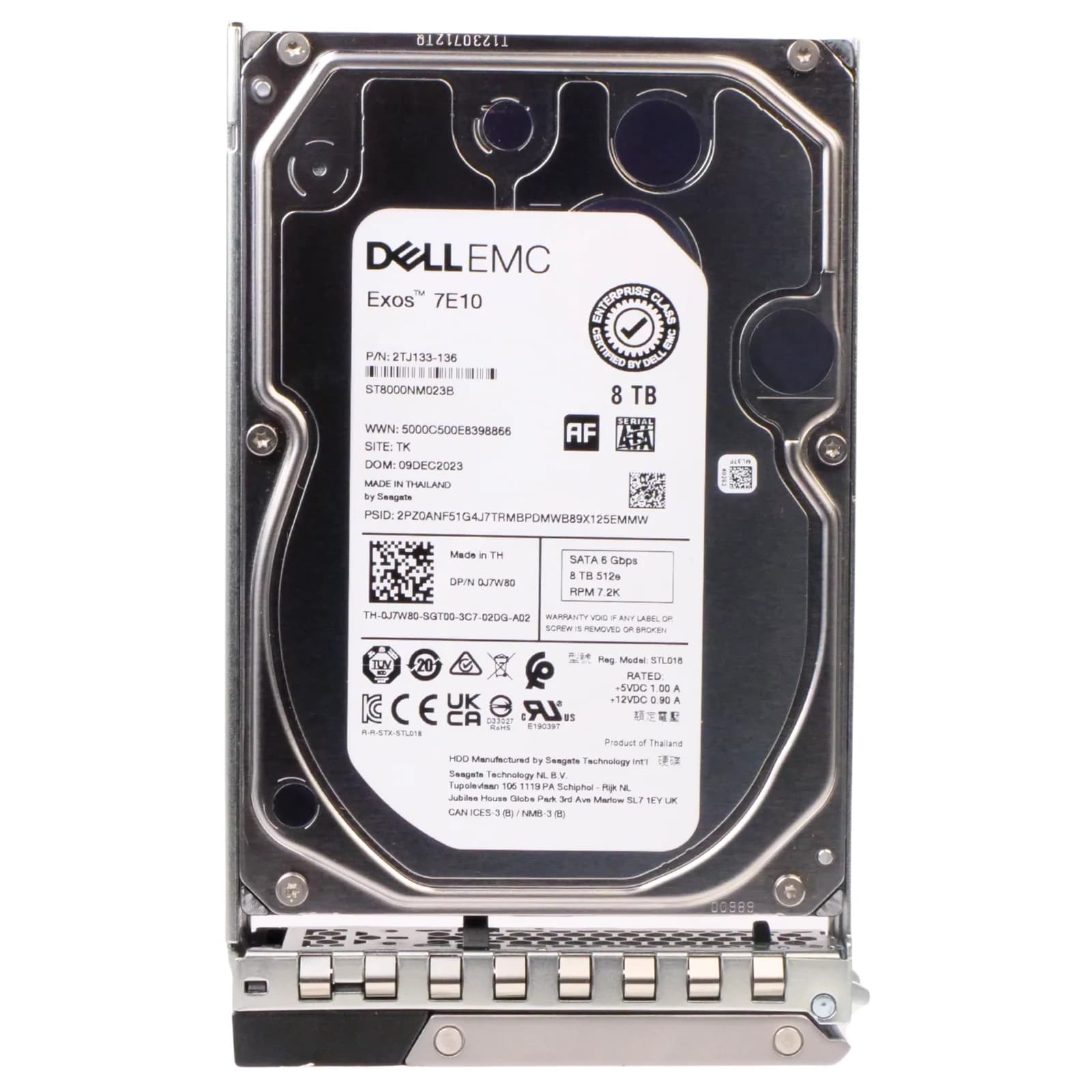 Dell sərt disk, 8 TB, Hot-Swap, 3.5" (8.9 cm) (400-ATKV)