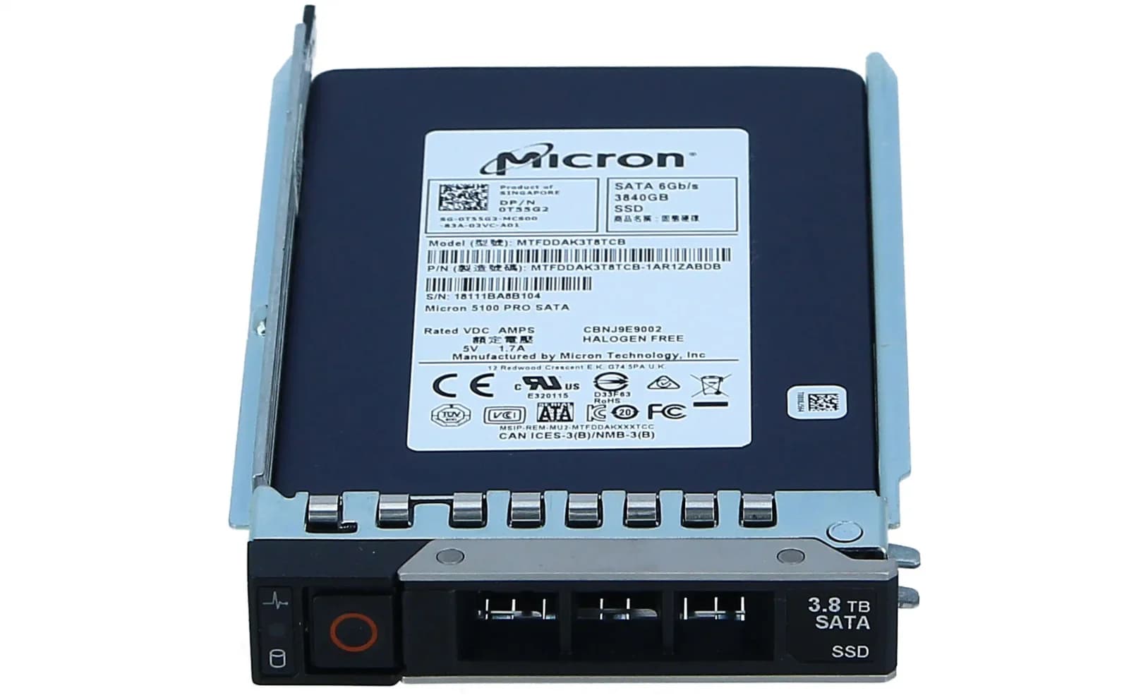 Dell 3.84TB SSD 2.5 SATA 6G RI (400-AXSK)