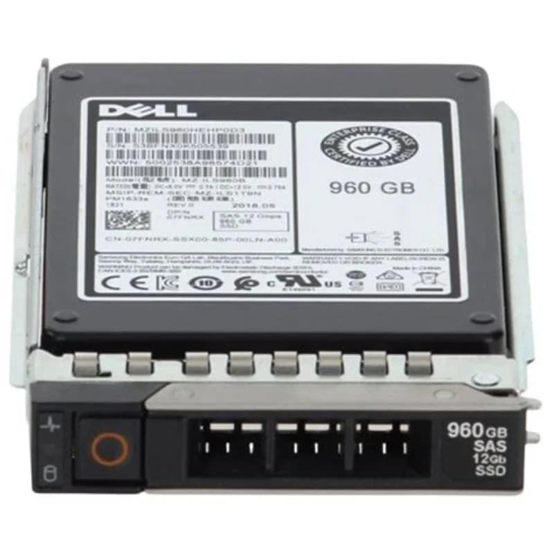 DELL SSD, 960 GB, hot-swap, 2.5", SAS 12Gb/s (400-BBPN)