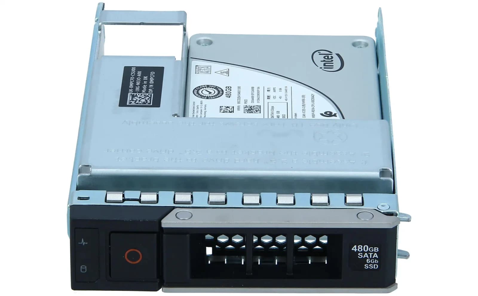 DELL Customer Kit, solid state drive, 480 GB, hot-swap, 2.5" (in 3.5" carrier), SATA 6Gb/s (400-BDPD)