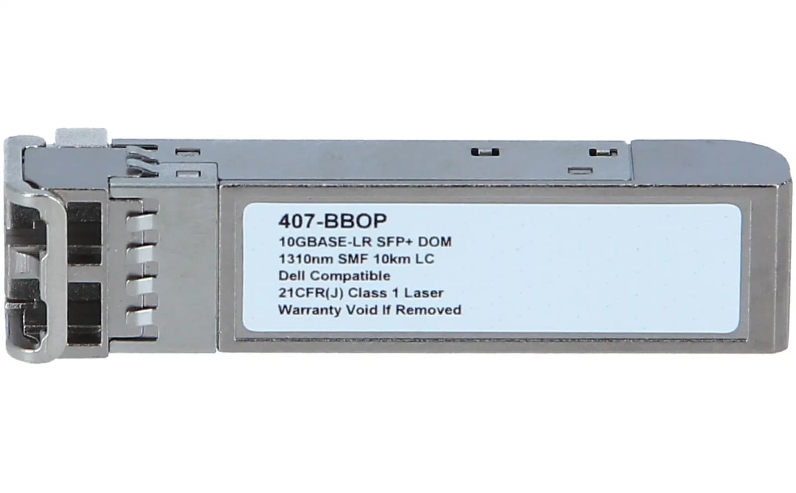 DELL SFP+ transceiver module, 10 GigE, 10GBase-LR, 10 km, 1310 nm (407-BBOP)