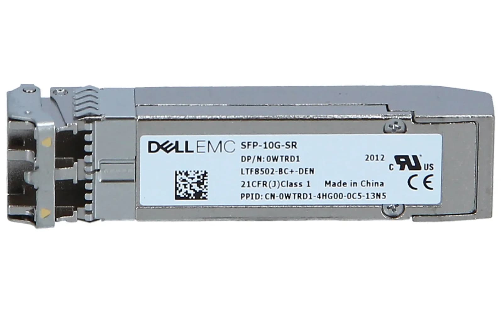 DELL SFP+ transceiver module, 10 GigE, 10GBase-SR, 300 m, 850 nm (407-BBOU)