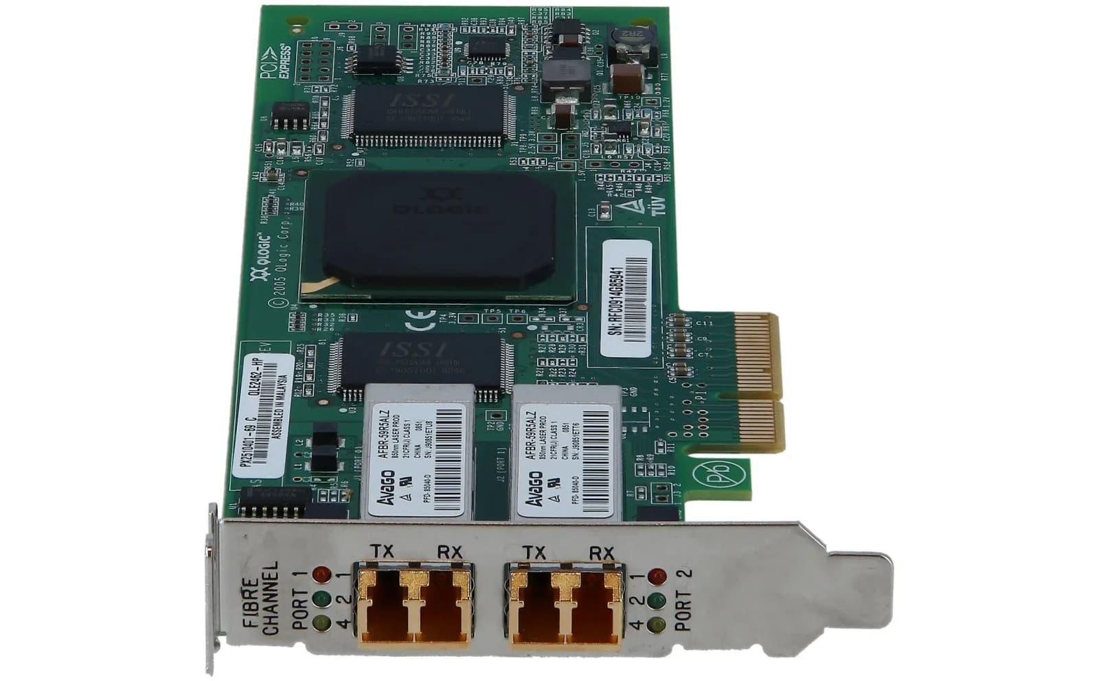 HPE StorageWorks FC1242SR, Host bus Адаптер, PCIe, 4Gb Fibre Channel x 2 (407621-001)