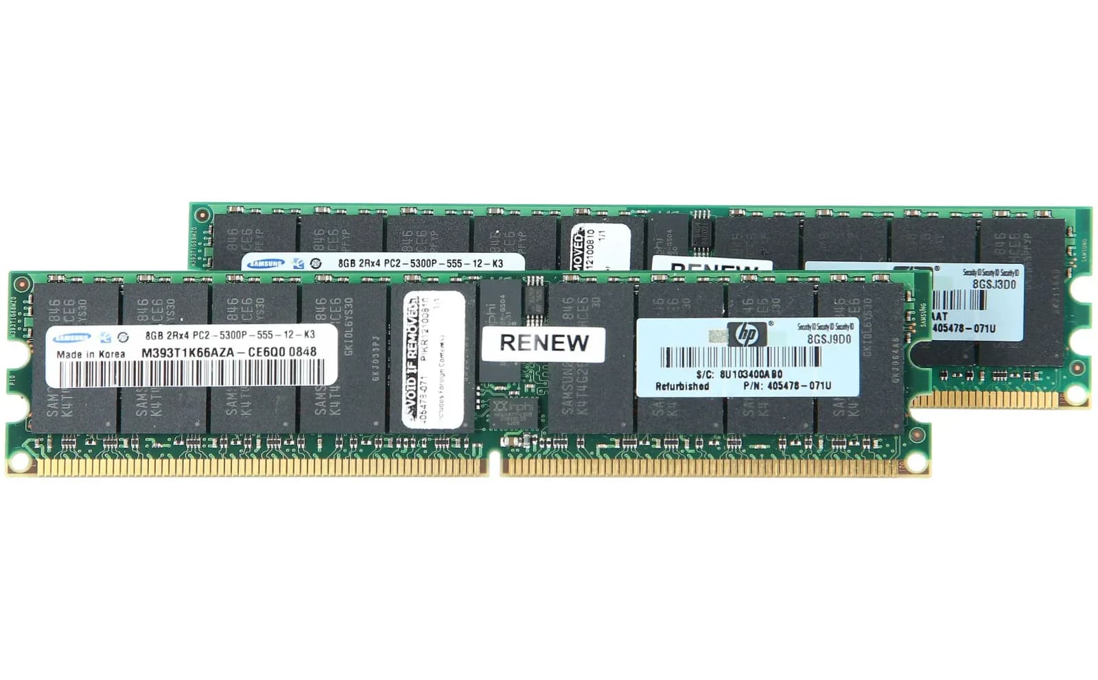 HPE HP 16GB (2 X 8GB) DDR2 667MHZ PC2-5300P MEMORY KIT (408855-B21)