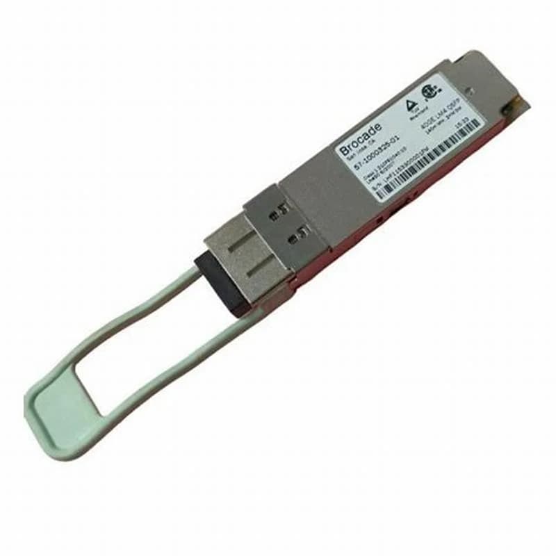 QSFP+ transceiver module, 40GbE, 40GBase-ER4, LC single-mode, up to 40 km, 1310 nm, Brocade compatible (40G-QSFP-ER4-C)