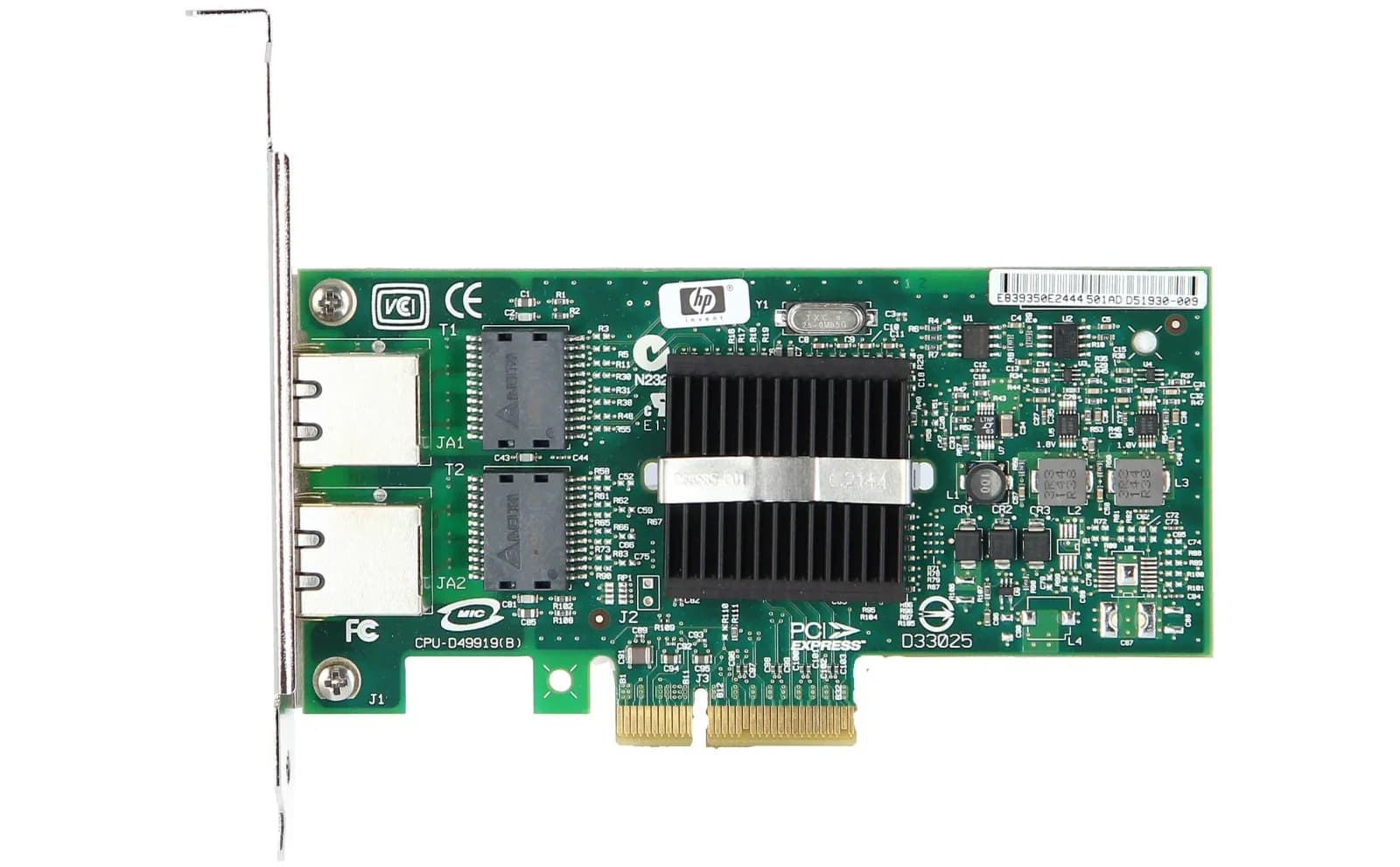 HP NC360T PCI-E 2-Port 1000T Gigabit Server Adapter (412648-B21)