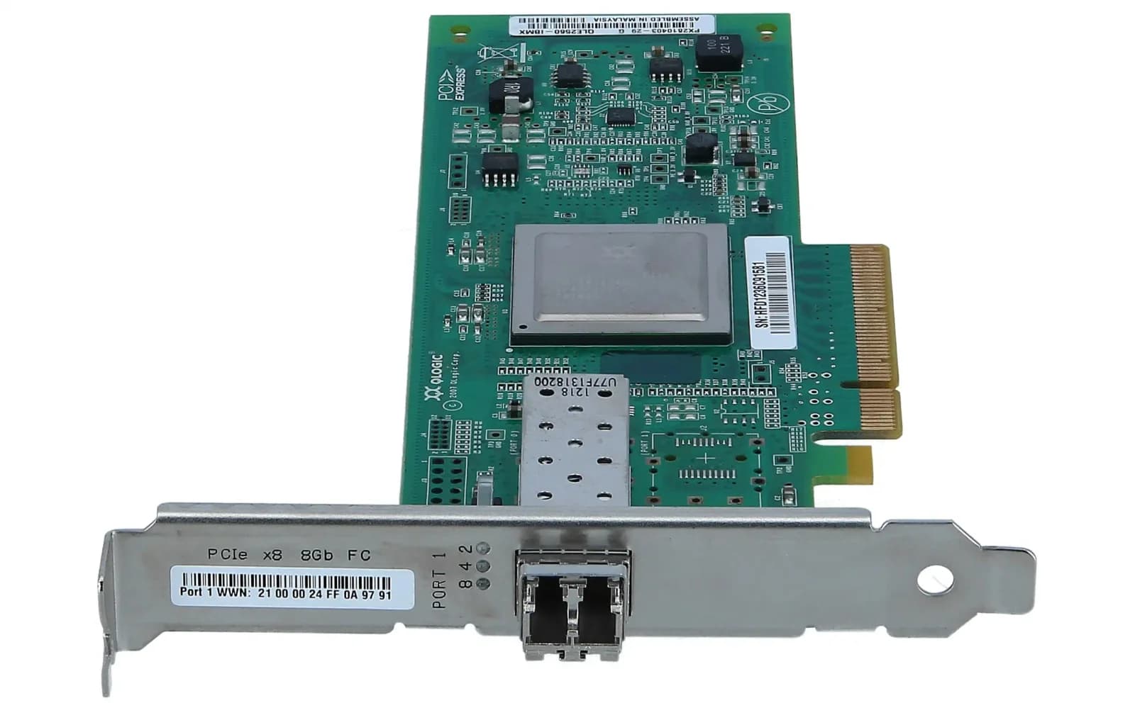 Lenovo 42D0503, 8Gb FC Single-port PCIe HBA QLE2560 (Low Profile) PN 42D0503 FRU 42D0507 (42D0507)