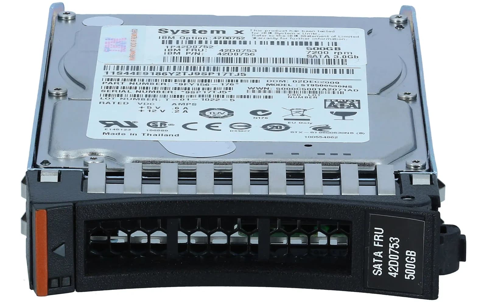 Lenovo IBM 500GB 7200RPM SATA 2.5 HDD (42D0752)
